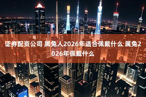 证券配资公司 属兔人2026年适合佩戴什么 属兔2026年佩戴什么