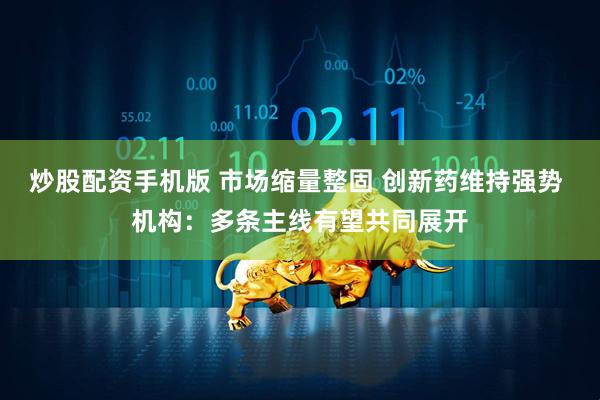 炒股配资手机版 市场缩量整固 创新药维持强势 机构：多条主线有望共同展开
